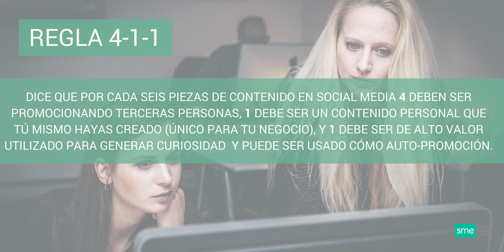 sme_hola's tweet photo. ¿Usas la regla 411? #socialmedia #socialmediamarketing #socialmediatips #marketingtips #RT #redessociales #v7ad #entrepreneur #ideas #nuevo https://t.co/FtCEc1s6FO