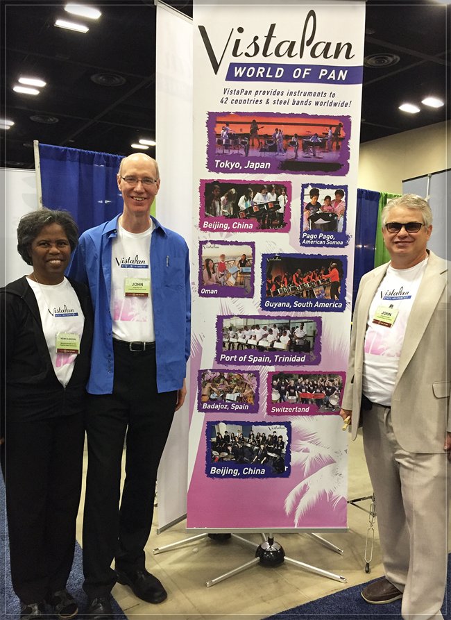 VistaPans's tweet photo. The VistaPan exhibit was visited by a constant stream of musicians, educators and band directors at a 2017 trade show with 30,000 attendees. https://t.co/UcOfobKxJl