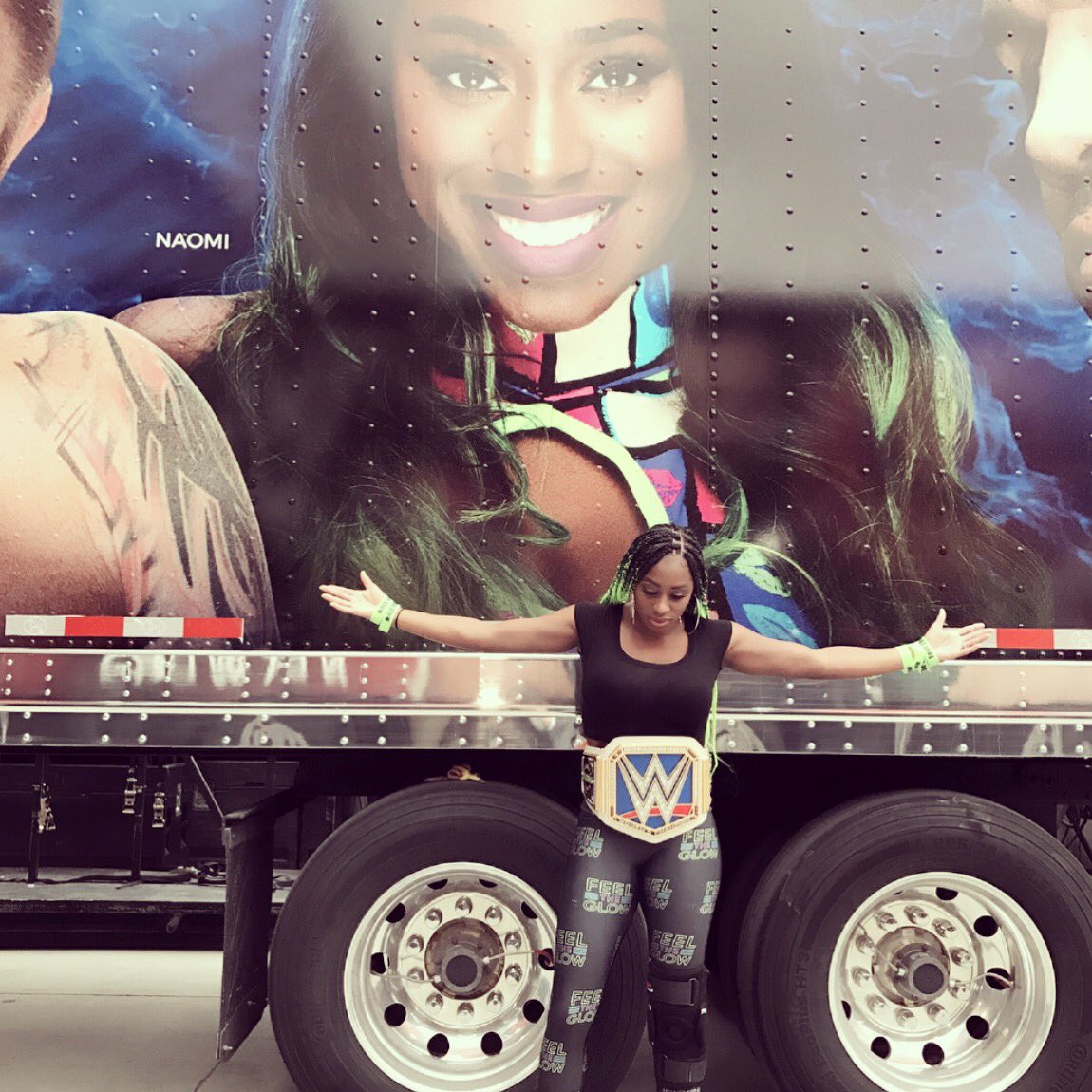 TheTrinity_Fatu's tweet photo. "The harder the struggle the more glorious the triumph" #wweontario https://t.co/D9ZIN4fMv3