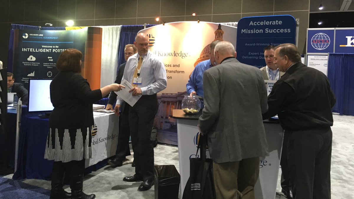 GKonGovt's tweet photo. Great conversations and GK Digital Learning demos going on in the Global Knowledge booth at #West17 in San Diego this week. @AFCEA https://t.co/aZqKxY09aJ