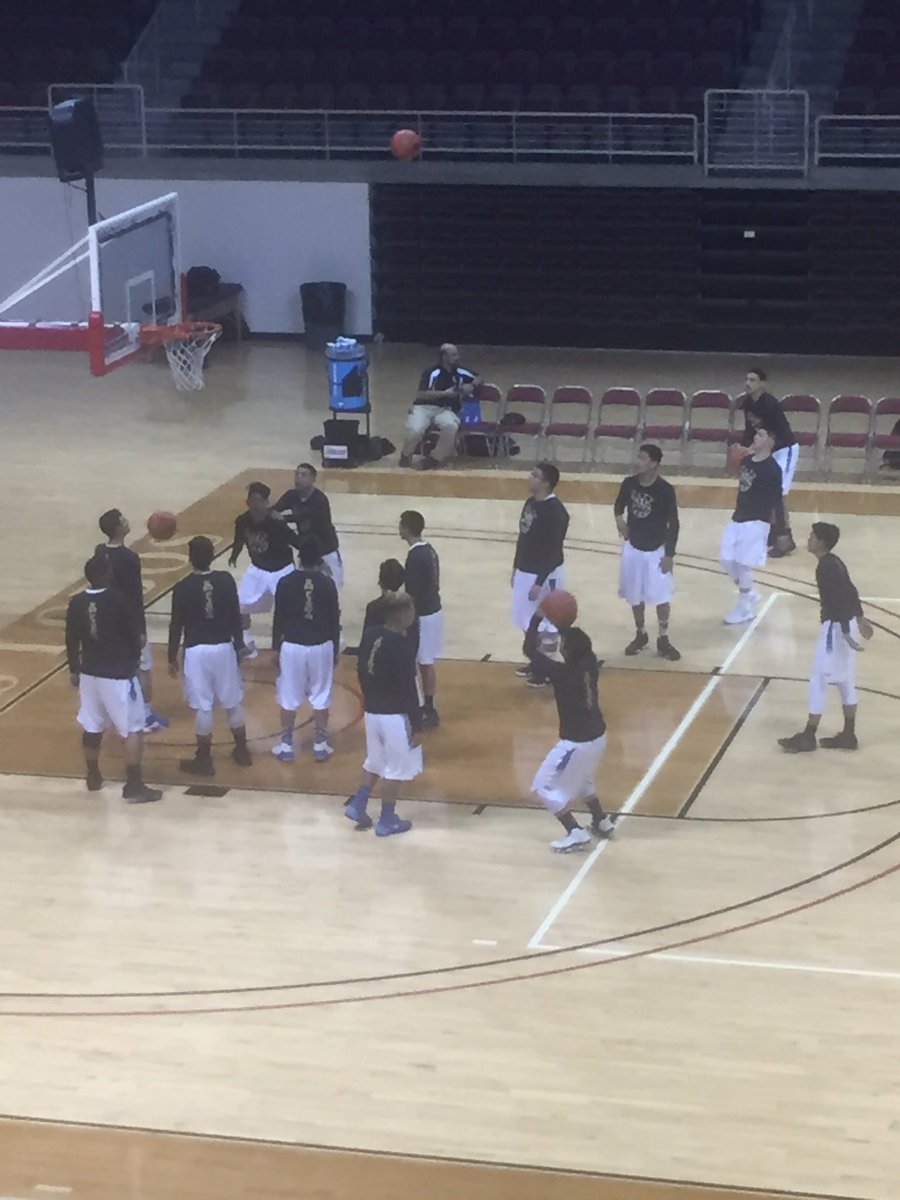 Here in Alpine waiting for the bi-district game to start. Go Eagles!