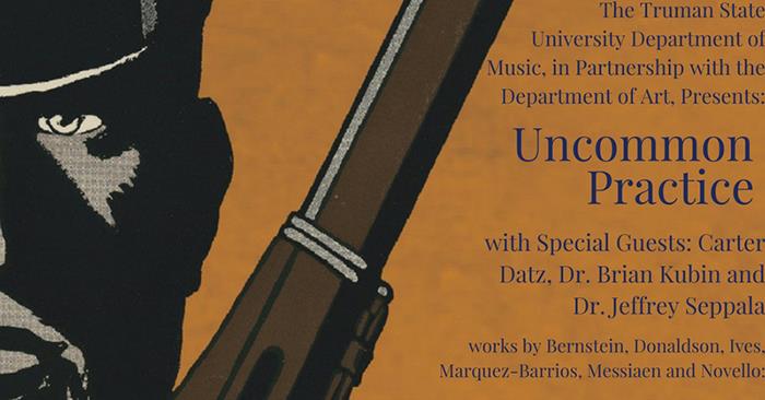 TrumanState's tweet photo. Art & Music will sponsor a concert by @Uncommon_TSU at 7:00 March 2 in the gallery. https://t.co/5Oo9OhOOGl
