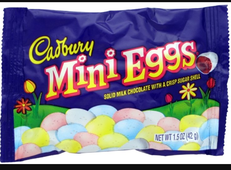 eloracampbell's tweet photo. Zero self control when it comes to @CadburyUK mini eggs. #bagaday https://t.co/0VzuWmXKjI