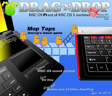 RISCOScode's tweet image. Congratulations to Drag 'n' Drop, the PDF magazine devoted to RISC OS, which has reached issue 30. A free sample : dragdrop.co.uk/DnD8i2samp.PDF