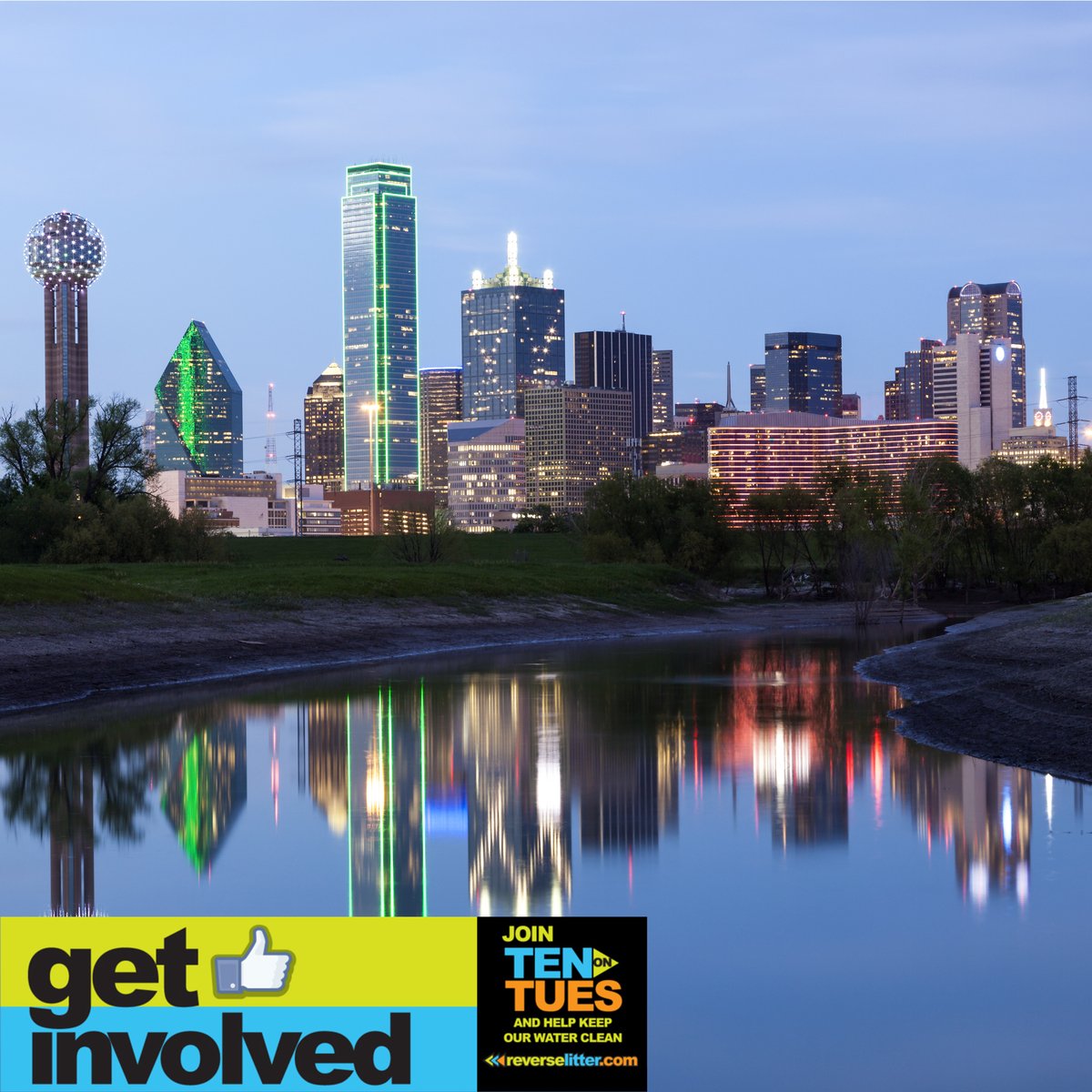 ReverseLitter's tweet photo. If you love to @visit_dallas, then help us keep it clean! Take the pledge. Help us #StriveFor25K. https://t.co/feSlRqFZlF https://t.co/B0CI2l6FWc