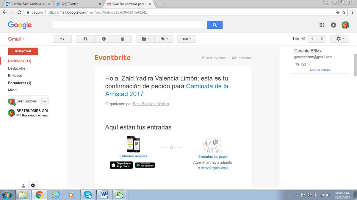 ZzA1d's tweet photo. Yo ya soy parte de la #CaminataDeLaAmistad, @Armin_xp ¿Qué esperas para unirte al #RetoBestBuddies3K https://t.co/ofgtQD4p3M