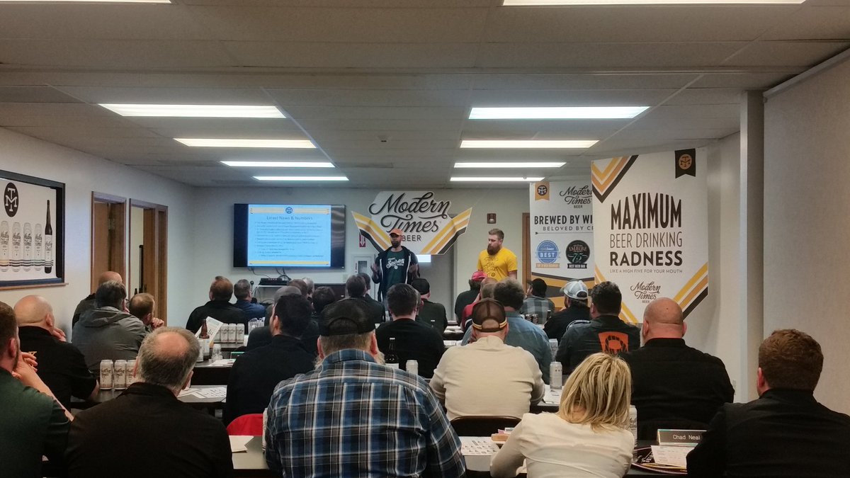 jpfwa's tweet photo. .@ModernTimesBeer kickoff meeting at @GDIPDX #CAcraft #CraftBeer https://t.co/3Wc2owDtth