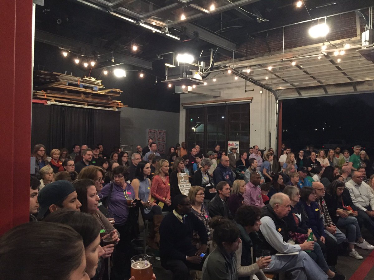 Visible_NC's tweet image. .            MISSING PERSON
.             @SenThomTillis
.    @IndivisibleCLT #TownHall

#TheResistance #StandIndivisible