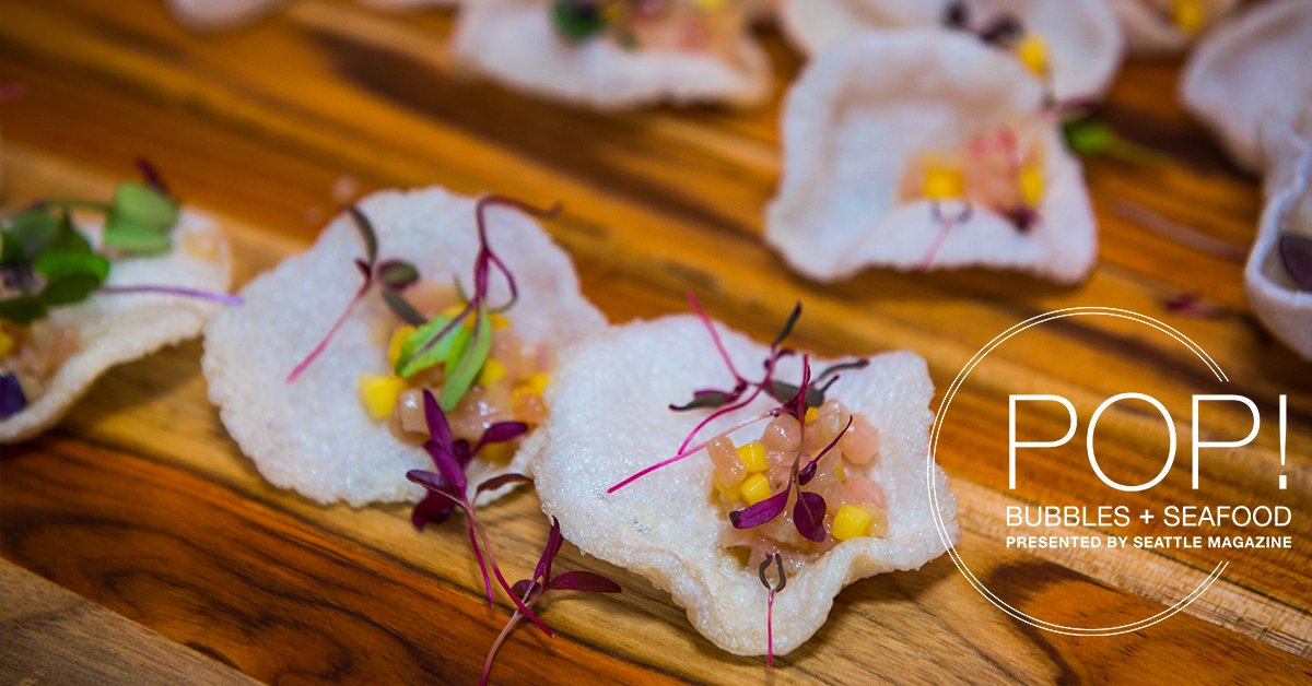 InsideSeattle's tweet photo. Champagne and Seafood…what more could you want? Only a few more tickets to POP! Bubbles &amp; Seafood this Friday 2/24! https://t.co/8W2WeOU1HP https://t.co/zLkp33CseY