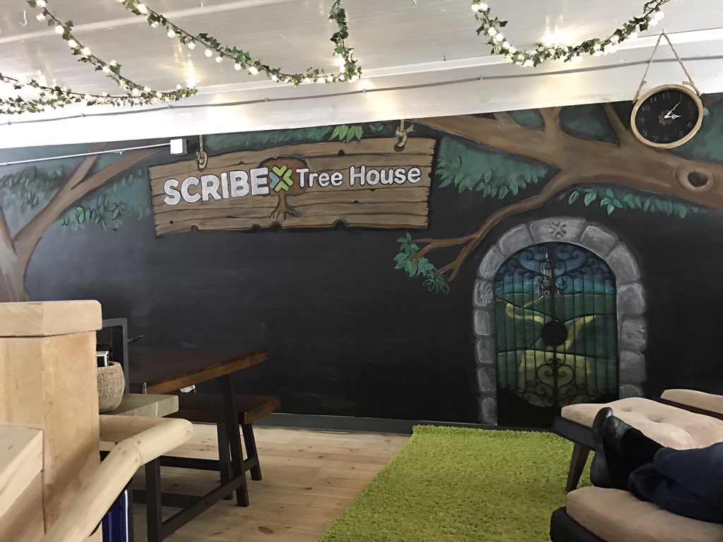 robindupre's tweet image. Fun office space is inspires productivity! #treehouse #scribevibe