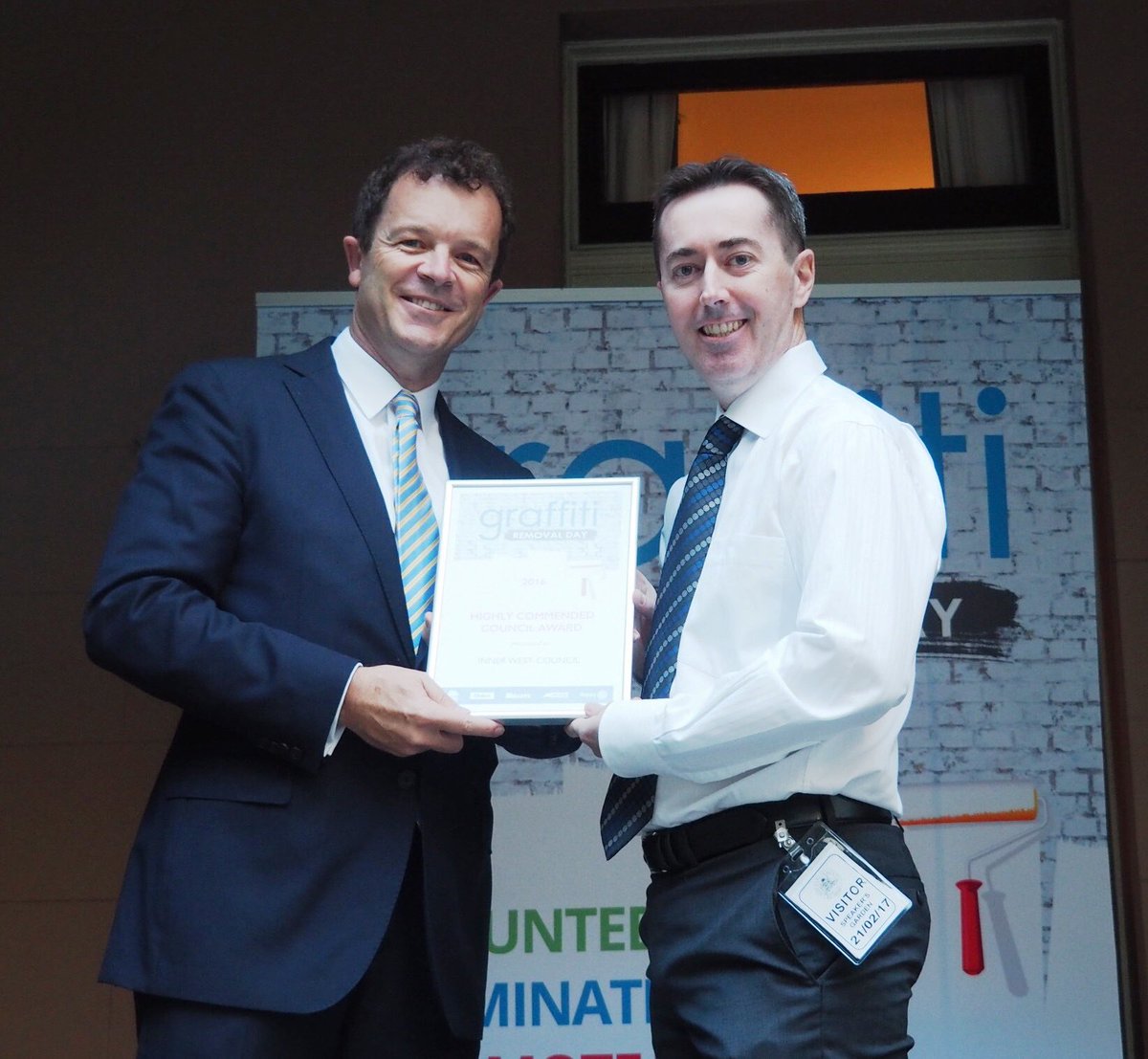 MarkSpeakman's tweet image. Awards @ Parliament House to recognise some of 1500 community volunteers who cleaned 21000 sq m of graffiti across NSW on @GraffitiDay