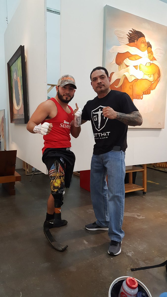 <a href="/MoranteEric/">EricMorante</a>  and Aaron El Mas Chingon Navarro getting ready for the Tuesday night show <a href="/Boxerrodz/">Mike Rodriguez</a> <a href="/boxncar/">Chad Broussard</a>