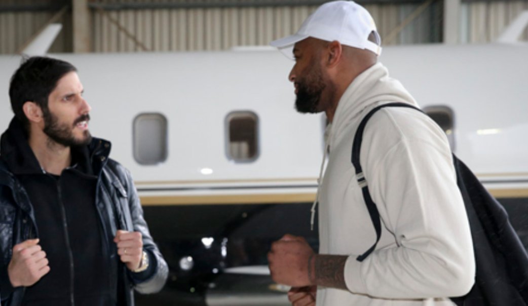 PHOTOS: @Casspi18 and @boogiecousins arrive in New Orleans!  nba.com/pelicans/galle…  #Pelicans #WinTheNight https://t.co/HtTf6ArXpD