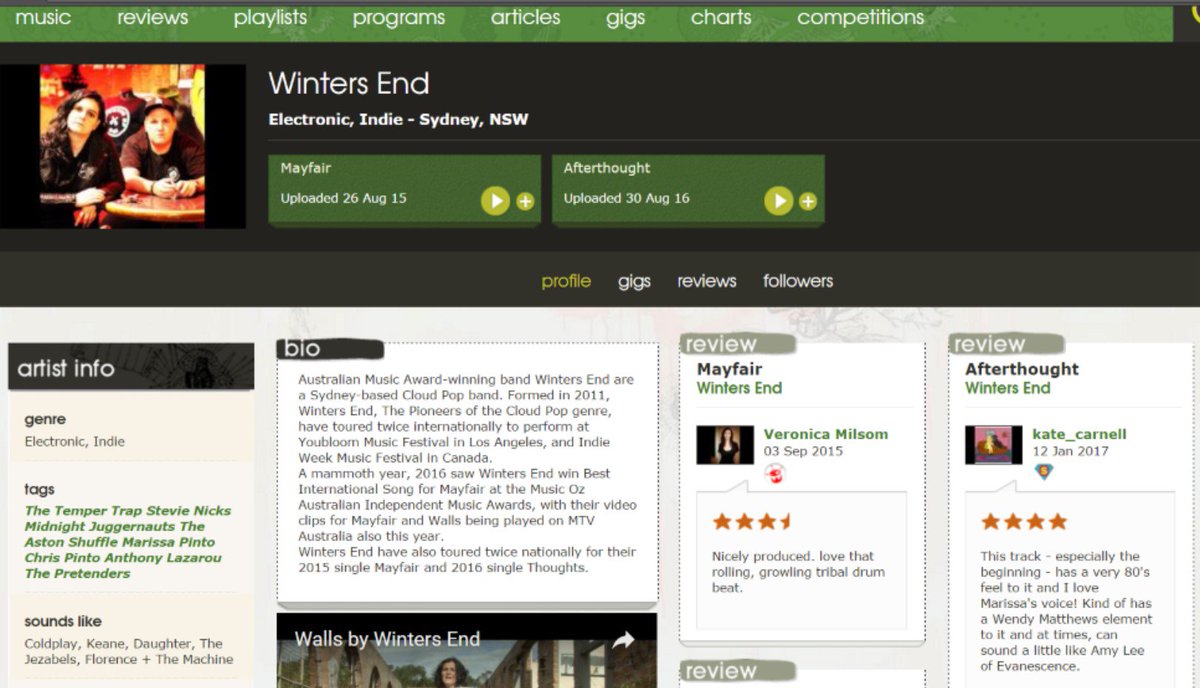 MrWintersEnd's tweet photo. Awesome to get some unexpected love and comparison to @AmyLeeEV @matthewswendy thanks @HHHMornings @triplejunearthd @triplej https://t.co/ExejDCPF3E