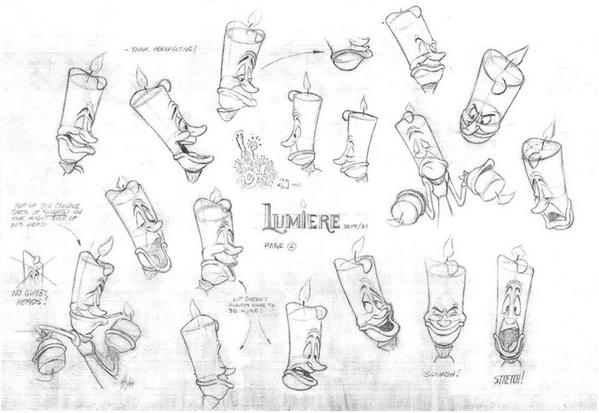 ronniedelcarmen's tweet photo. Lumiere model sheets from Beauty and the Beast (1991) #Animation #Disney https://t.co/4hBmmDxWeJ