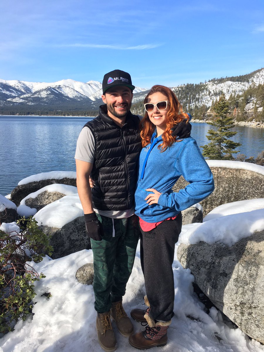 DanielleTowne's tweet photo. Been taking advantage of the record breaking #snow fall this year! #Love the #adventures with my #BF! #nature outdoors #winter #vacation https://t.co/akFKmRTTip