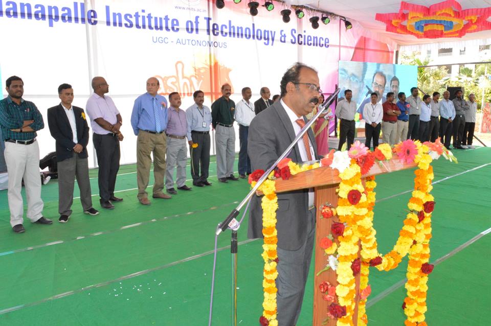 MITS_College's tweet photo. ASHV - 2017 : Speech by Principal Dr. C. Yuvaraj https://t.co/nNQBaYRSXF