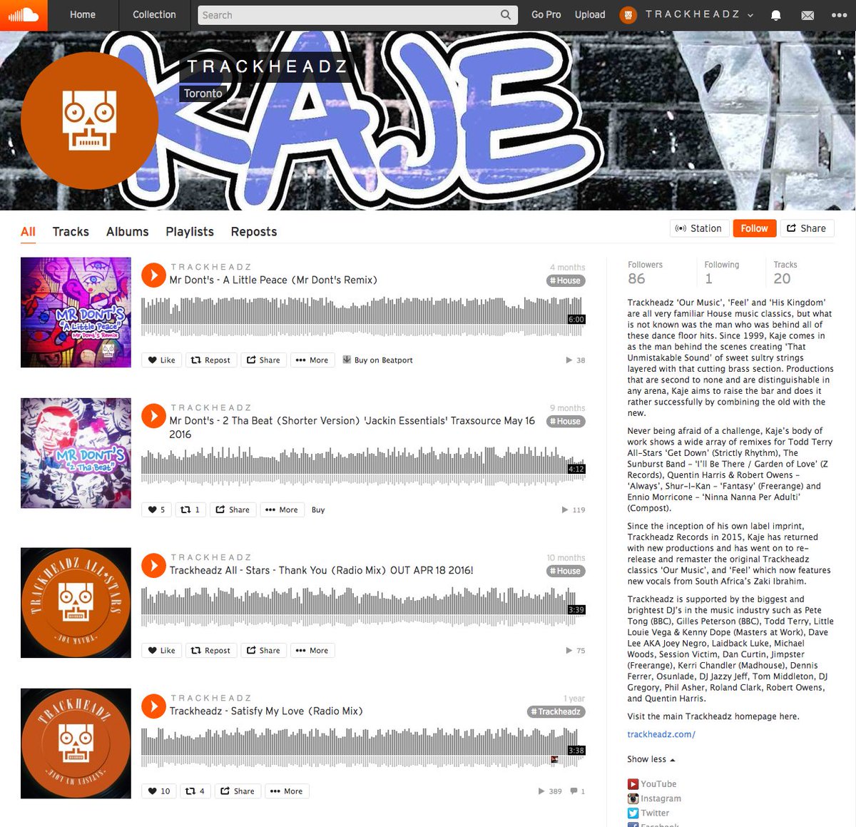 Trackheadz's tweet photo. Join now and follow #Trackheadz on @SoundCloud to stream all of the latest official releases!
https://t.co/evq54247zm https://t.co/gCjCDEkqo7