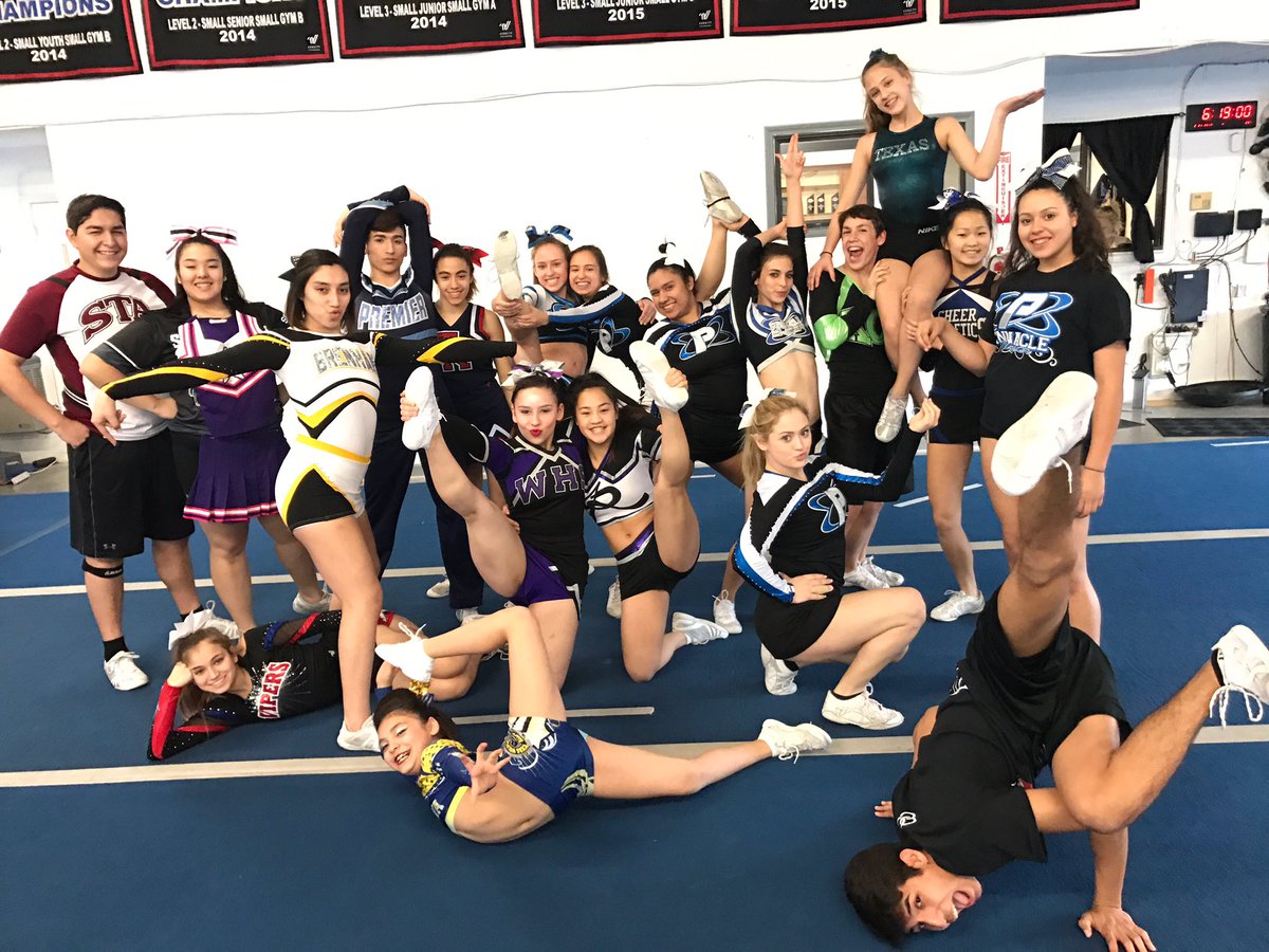 AmazingAshley55's tweet photo. Out of all the gyms everyone's been to San Antonio Spirit is my favorite! #cheerthrowback #wedidthat #NCA https://t.co/1Bnbr8eE4G