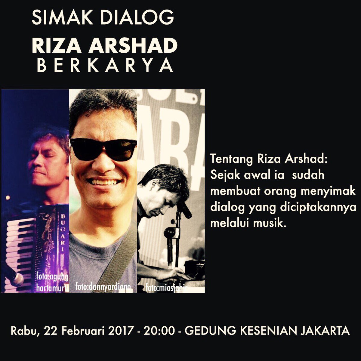 miantiara's tweet photo. #rizaarshad #berkarya #rizaarshadberkarya #simakdialog #jazz #musician #indonesia #rhodes #player #indonesianjazzmusician https://t.co/yFkHN8OP9e