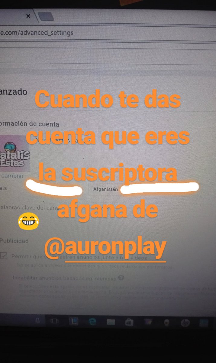 96Natalis's tweet photo. @auronplay  por error tenia Afganistán,sin saberlo hasta que una amiga me comentó tu vídeo. Lo cambie, comprueba si sigues teniendo ese sus https://t.co/2X7g2diAfA