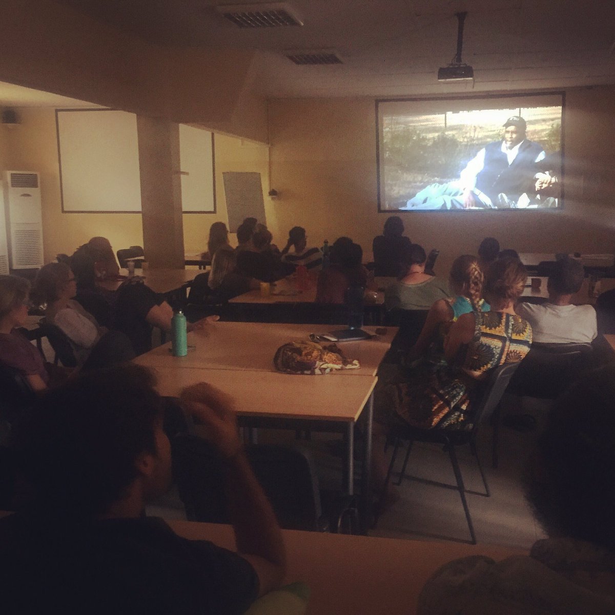 CityofTreesFilm's tweet photo. CITY OF TREES' Africa Premiere in Senegal! Screened to 40 @PeaceCorps #Senegal volunteers working in Agroforestry + Sustainable Agriculture. https://t.co/VDDY4HjZuF