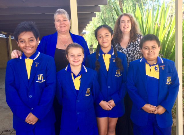 Proud student leaders, sharing all things great about John Warby @ the Airds/Bradbury Community/Parent Forum. <a href="/k_rigas/">Kay Rigas</a> <a href="/mel872/">Mellissa Page</a> <a href="/robyn_bain2/">Robyn Bain</a>