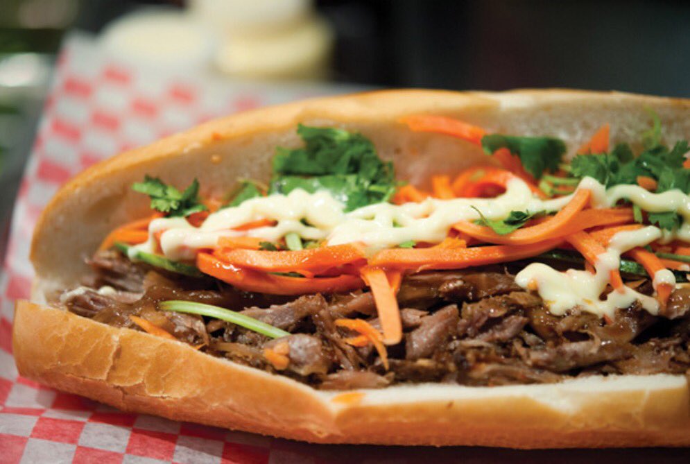 TwinHaunts's tweet photo. Super #tasty #banhmi in #toronto thanks to @BanhMiBoys #foodie tour great delivery service too https://t.co/Yb0FrZAtOf