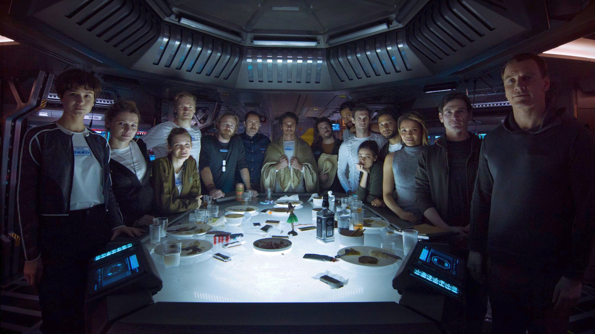First Look At James Franco In Alien: Covenant Crew Photo