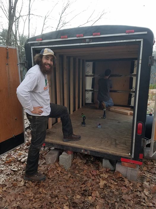 MEVOearth's tweet photo. Our #volunteers are productive at many things, including refrigerator building. https://t.co/hsJWSPsDNP
