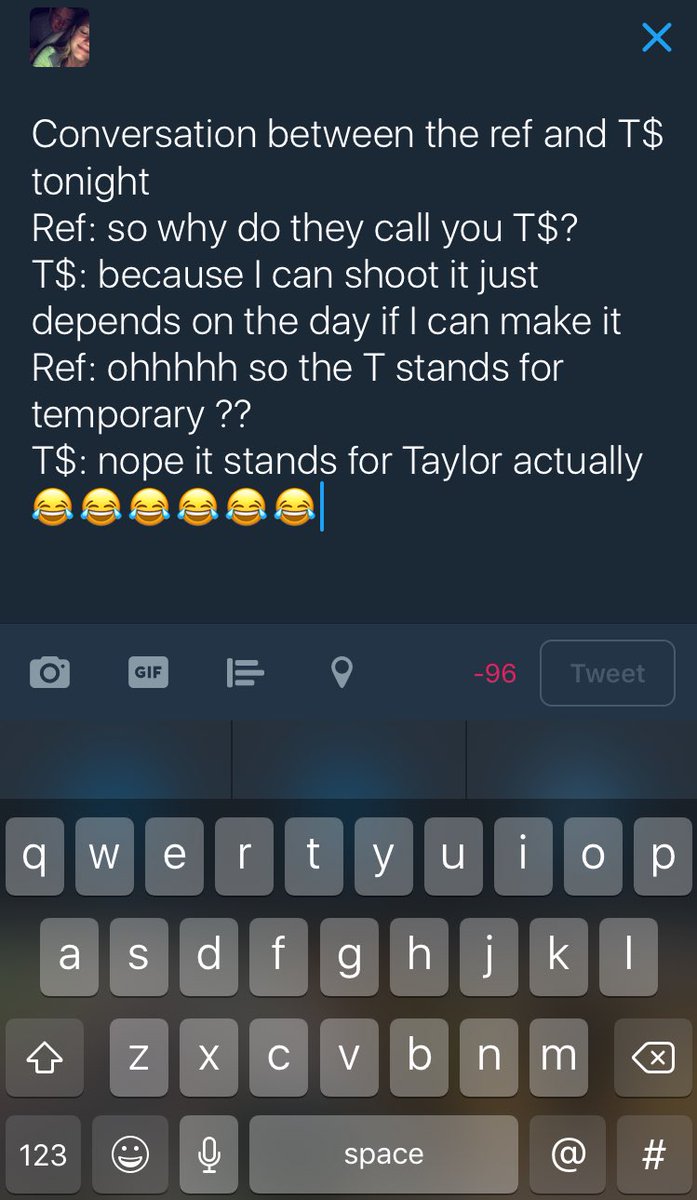 morggreenman's tweet photo. I love T$ 😂😂😂 https://t.co/pVpHdHfrIt
