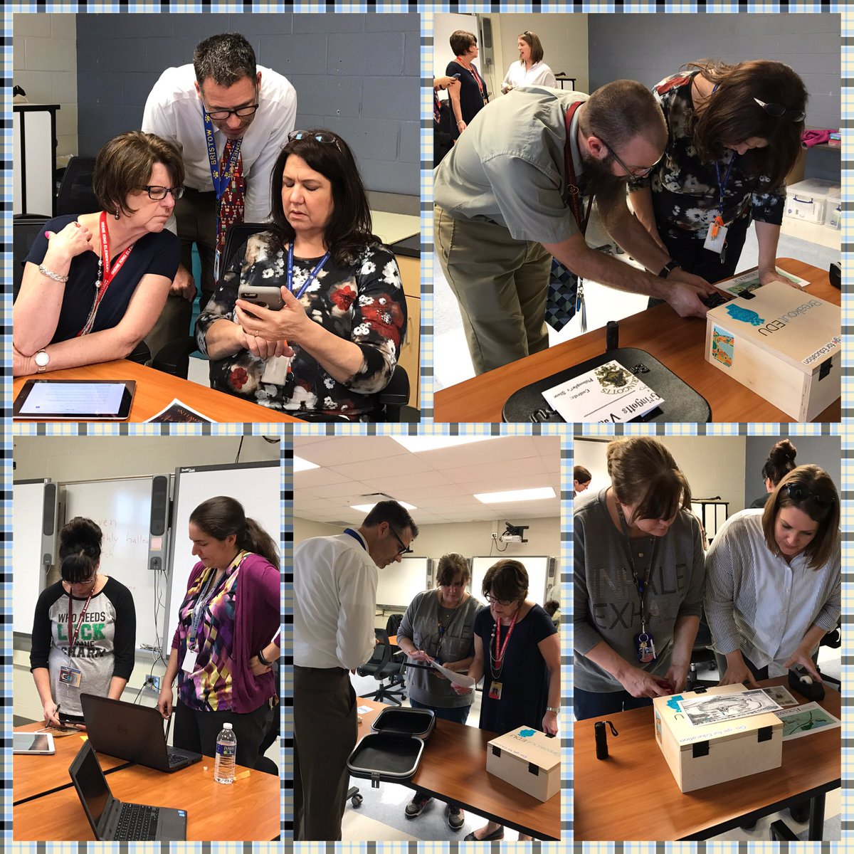 butterfli820's tweet photo. With about 5seconds left on the clock, the k-5 LMC Directors successfully completed the Harry Potter themed #breakoutedu #todayiwillfly :) https://t.co/qvPUIVBzX3