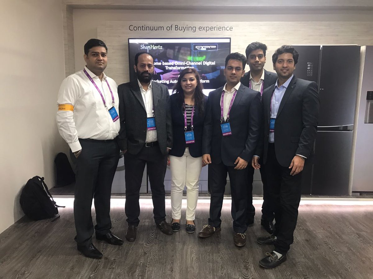 shephertz's tweet image. #ShepHertz showcasing Omni-Channel  Retail Experience at Customer Engagement zone at #FutureDecoded.
#digitaltransformation