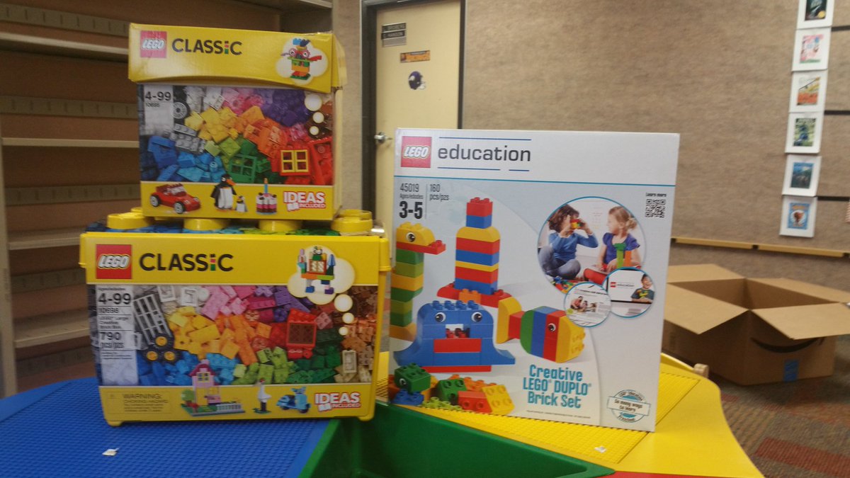 s_draayer's tweet image. .@kaheuer ? of the day-how many Ts does it take to assemble a Lego table? Excited &amp;amp; grateful for this arrival for #plmakerspace #pltweets