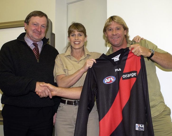 Crocodile Hunter and mad . fan Steve Irwin would have been 55 today. Happy birthday Steve! 