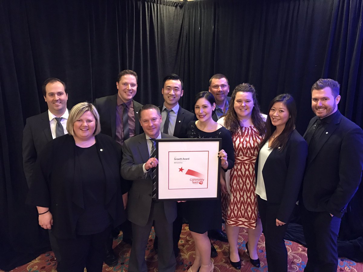 josie_boon's tweet image. BMO proud recipients of the Growth award at the 2016 Spirit Awards Gala! #BMO #UWLM #BMOcares