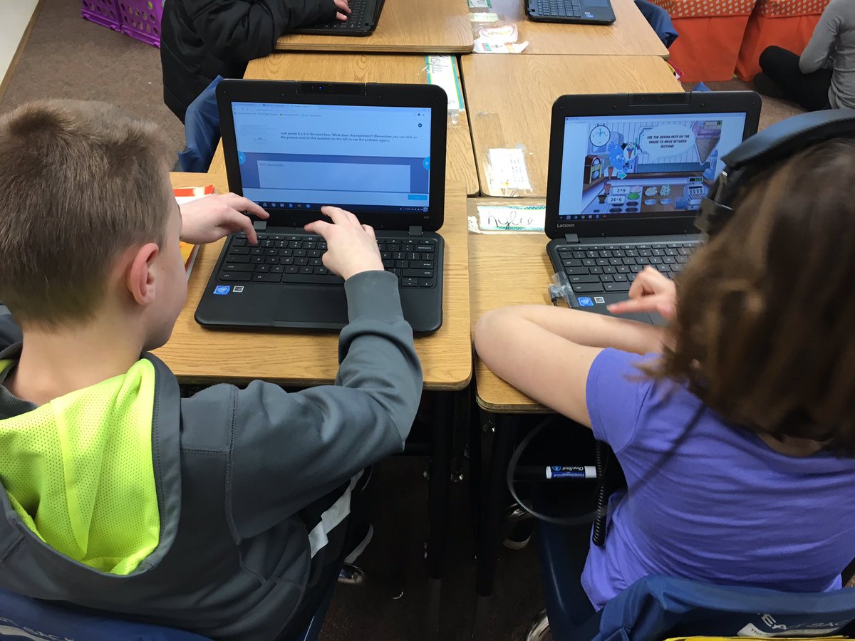 EdTechSmith's tweet photo. Blended Learning Approach in full swing with Math @pvelemschool with @kbteach22 #edm #stationrotations @nearpod #relfexmath https://t.co/CJARNUIEfx