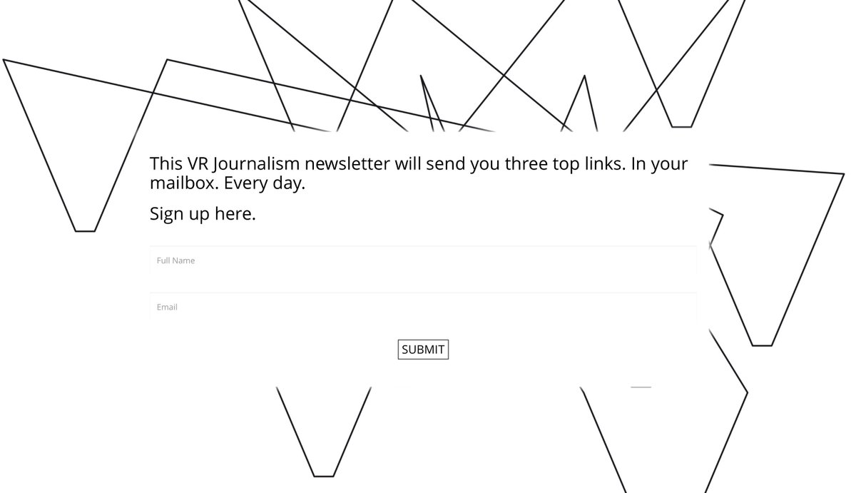 Lynda420's tweet photo. VR news, tools, platforms, experiences? If you are interested in #VR Journalism, sign up for this daily newsletter. https://t.co/p1RVfRWmVY https://t.co/AQb2N7krDa