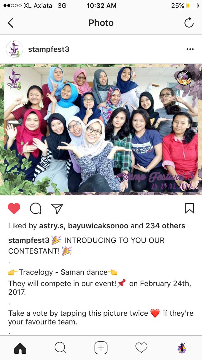 Ayoo semua anak yai bantu vote tracelogy di ig @stampfest3 kita ikut lomba ratoh jaroe!!!