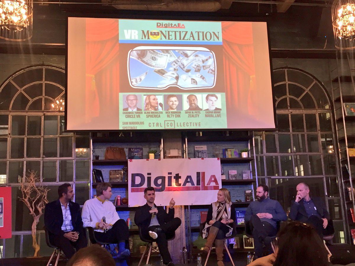 zeality's tweet photo. "You're going to get ppl knowing about your brand, but no one is actually going to see it right now." -Nick Robertson of RLTY CHK #VRMoney https://t.co/SiuGwg02qn