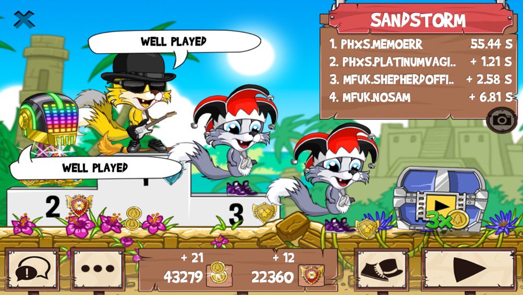SolSistah_'s tweet photo. I just played a golden fox! #funrun2 #memoerr #ShepherdOfFire #Nosam https://t.co/f4775JxgjY