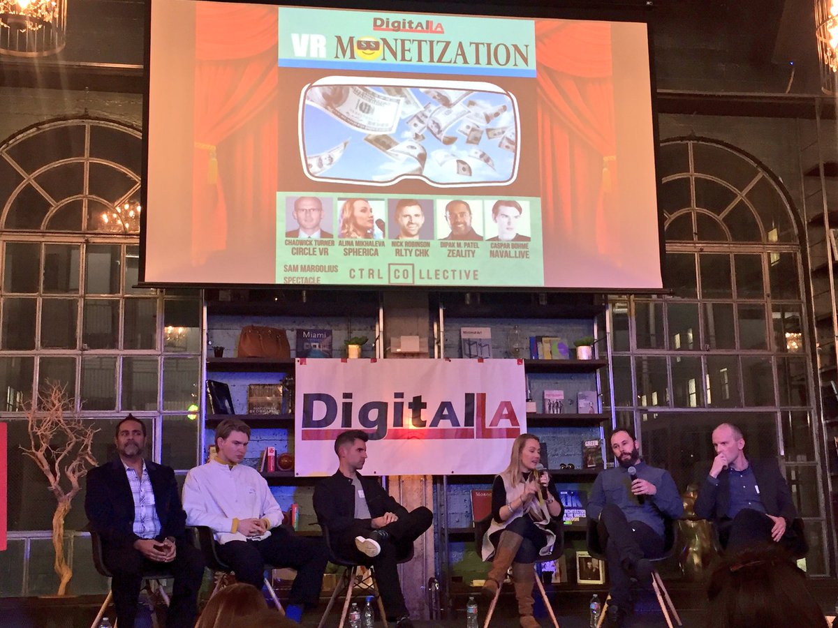 zeality's tweet photo. "Right now, #VR production is apart of #marketing budgets which is apart of the problem." -@akula_s of @spherica_com #vrmoney @DigitalLA https://t.co/TytxKvkU9r