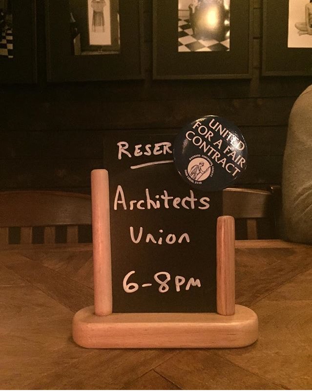 bcfuaw's tweet image. A departmental toast! Photo by @marcelolopezd #firstcontract