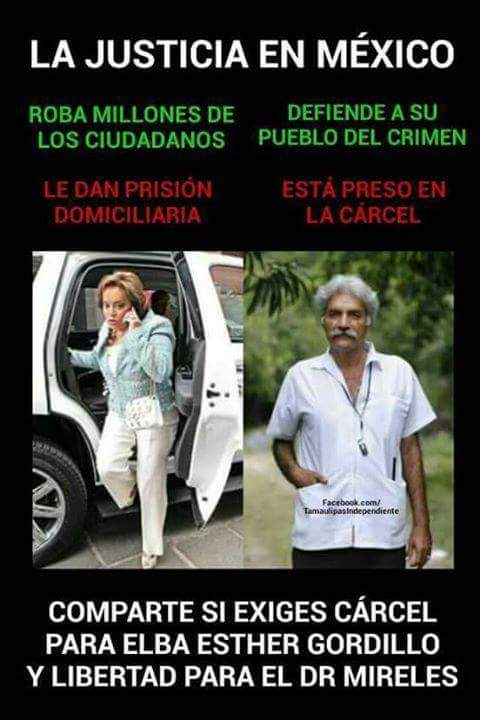 chiquenito_2's tweet photo. VIVIMOS EN 1PAÍS EN DONDE SE PREMIA LADELINCUENCIA YSE CASTIGA AL JUSTONO DEJEMOS SOLO AL DR MIRELES SU ÚNICO DELITO FUE DEFENDER AL PUEBLO https://t.co/rMn1g7P6m5