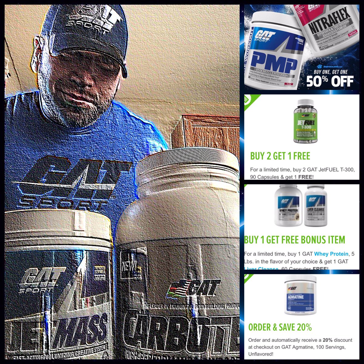 swollenbeast27's tweet photo. New @GATSupplements deals @BBcomDeals !! #competeharder https://t.co/IvJB6YhJ69