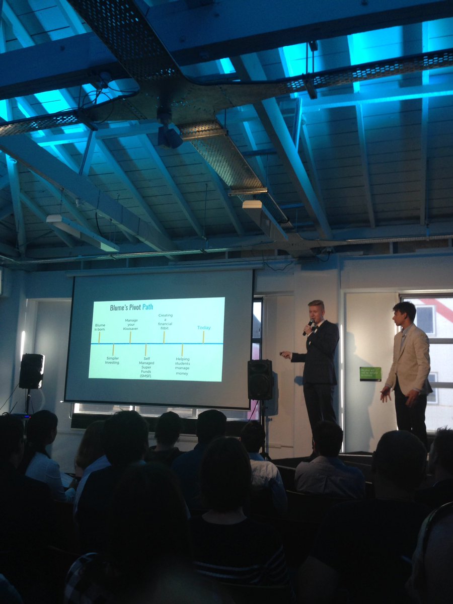 Loved hearing Blume's story and realising where they started is not where they need to go #VUWStartup @ViclinkIP <a href="/VicUniWgtn/">Te Herenga Waka—Victoria University of Wellington</a>