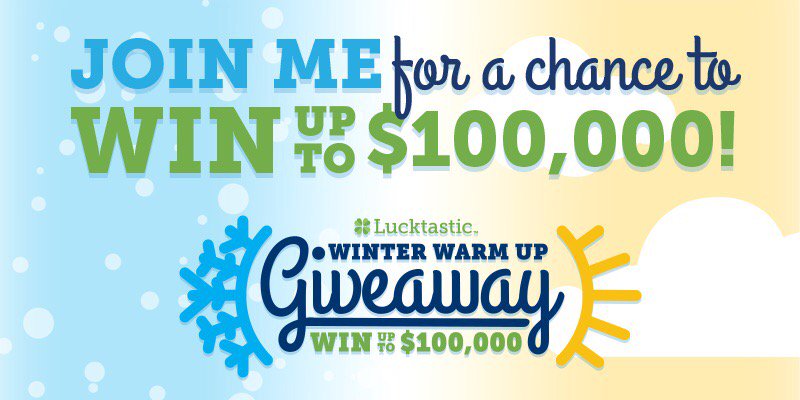RedRob1975's tweet image. Join me for a chance to win up to $100,000! lucktastic.com/twShareFunnel
