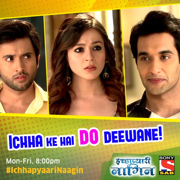 sabtv's tweet photo. Ichha se shaadi karne ke liye hai ab do mushtande taiyaar! Kise chunegi humari #IchhapyaariNaagin? https://t.co/xw9IzZA7oa