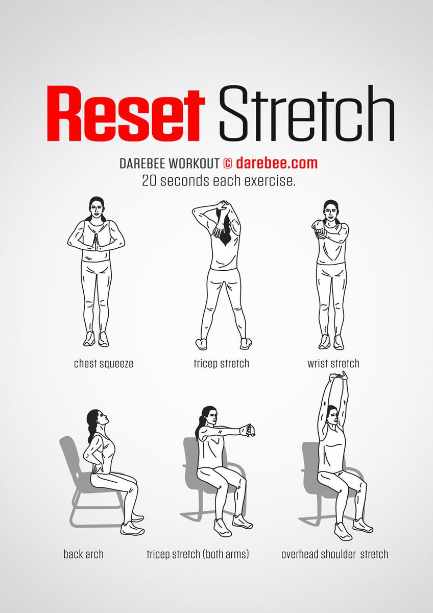 Darebee On Twitter Workout Of The Day Reset Stretch