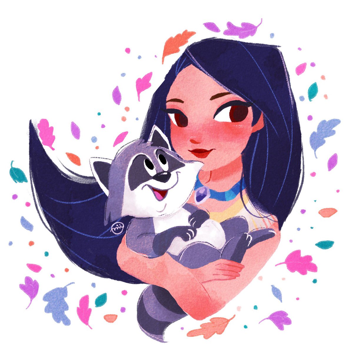 お題箱から〜！ポカホンタスとミーコ🍁🍂🍃 If I never knew youとJust